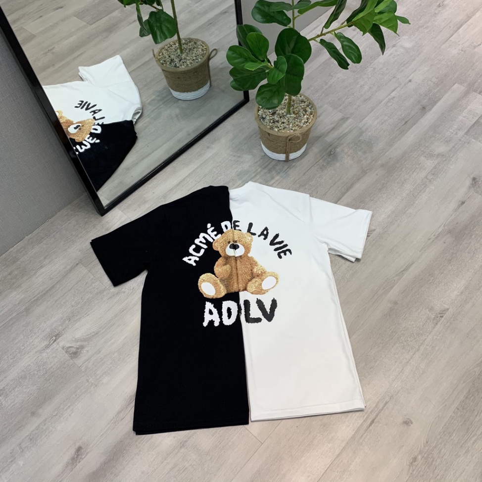 (ẢNH THẬT) Áo thun tay lỡ ADLV phông Unisex nam nữ Premium Cotton oversize form rộng GẤU BEAR | BigBuy360 - bigbuy360.vn