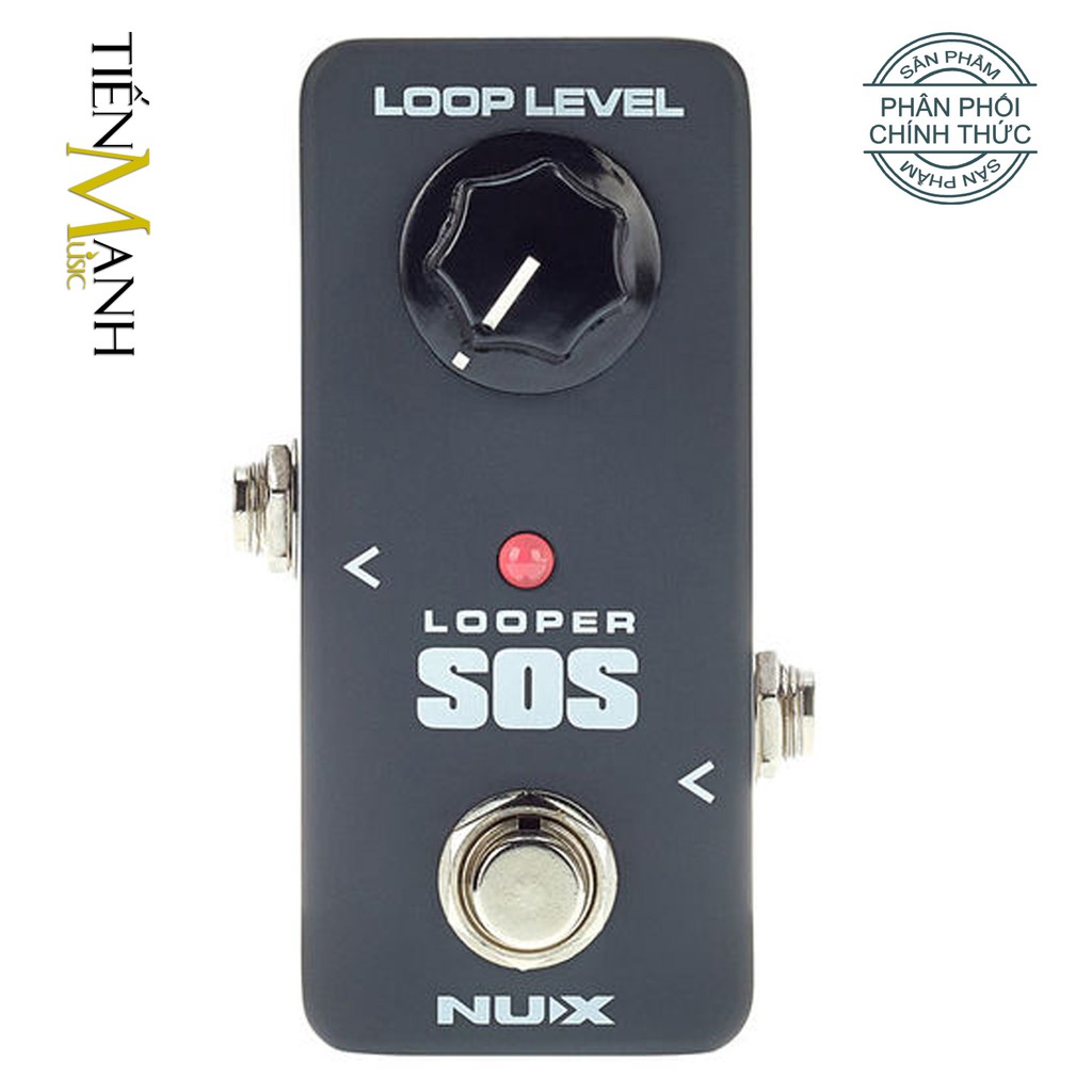 Phơ Guitar Nux SOS Loop Looper Mini Pedal FLP-2 (Mini SOS Looper Pedal Portable Guitar) - Cam kết 10