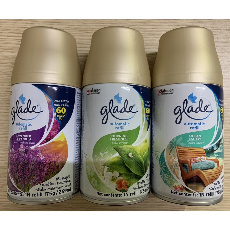 Chai Xịt Phòng Thay Thế Vào Máy Xịt Phòng Tự Động Glade - 269ml/175g