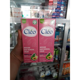 combo 2 Kem tẩy lông Cleo Avocado Hair Removal Cream 50g