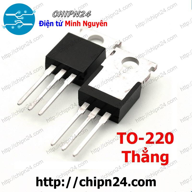 [2 CON] Mosfet IRF540 TO-220 33A 100V Kênh N (IRF540N F540 540)