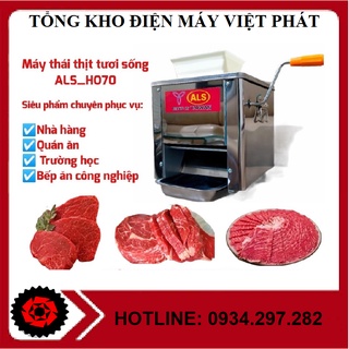 Máy thái thịt tươi sống inox đa năng als - ho70