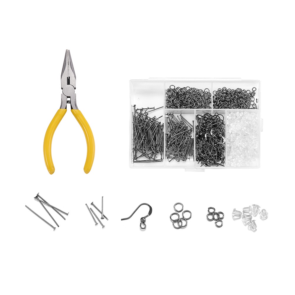 Bộ dụng cụ St.kunkka với kìm hỗ trợ tự làm đồ trang sức hoa tai nhẫn vòng