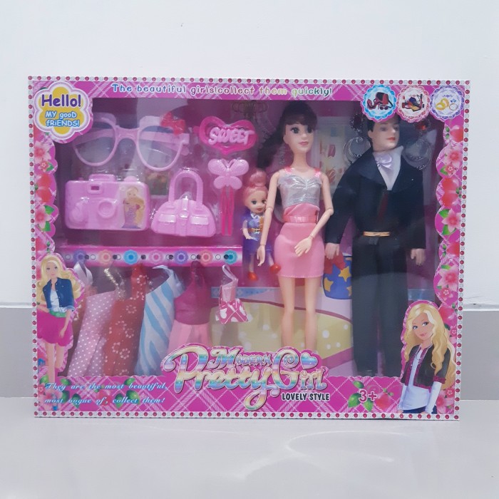 Mô Hình Búp Bê Barbie Xinh Đẹp Cho Bé Gái