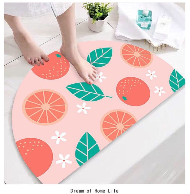 Thảm cửa, thảm lông mịn xuất Nhật size 40 x70 cm