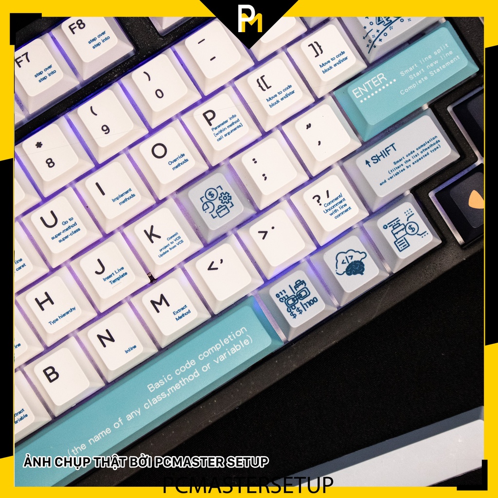 Keycap pbt Code 404 cherry profile nút thay cho bàn phím cơ