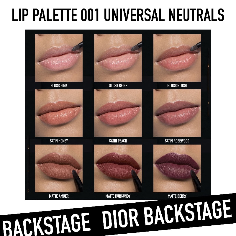 Dior Tester - Bảng Son Dior Backstage Lip Palette 001