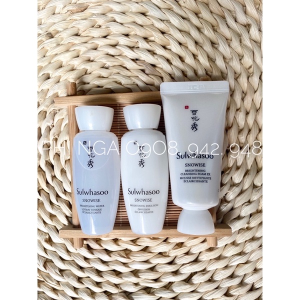 Chuẩn Auth - Sản phẩm dưỡng trắng da Sulwhasoo bạch sâm