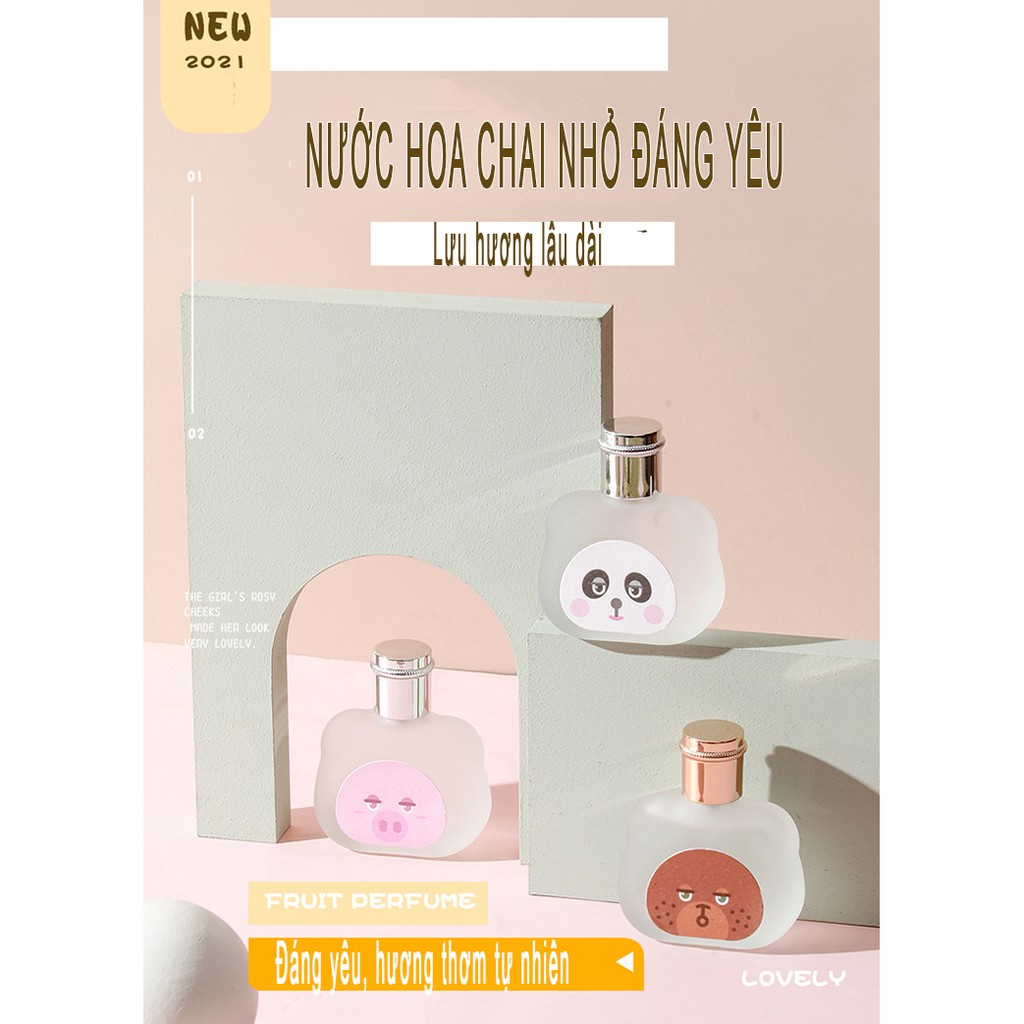 Nước Hoa Xịt thơm Body mist  Shimang Hoạt Hình Hình Thú Dễ Thương Sang Trọng Lưu hương lâu NH002 | Thế Giới Skin Care