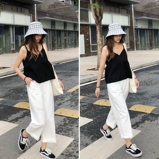 ĐŨI 85 - QUẦN ĐŨI NỮ ỐNG RỘNG LƯNG CAO - ỐNG SUÔNG DÀI 85cm