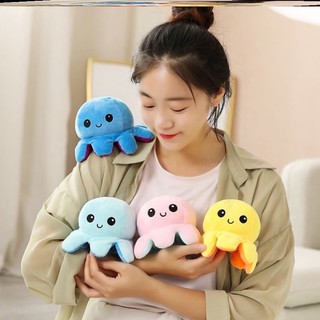 bạch tuộc thú nhồi bông 2 mặt