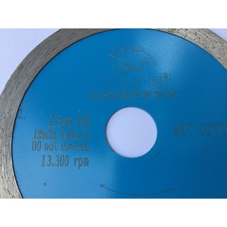 Lưỡi cắt gạch đá phi 125 răng liền TOPE