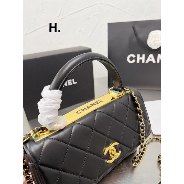 Túi CHA N EL flapbag quai nẹp fullbox