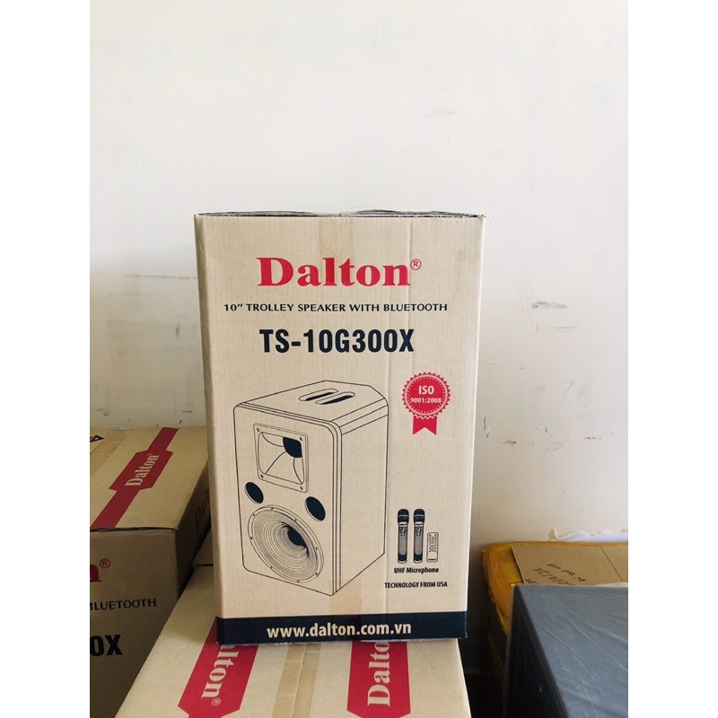 Loa kéo di động chính hãng Dalton TS-10G300X (bass 25cm, 400W, Mẫu mới 2021)