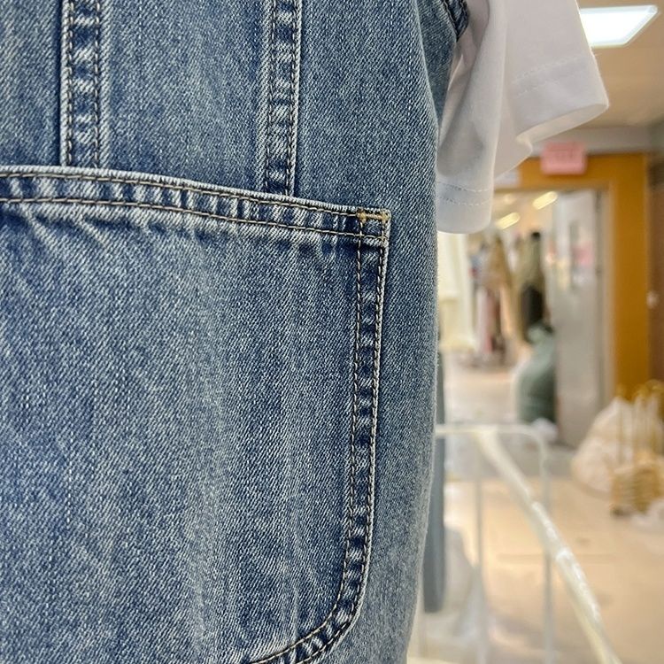 Áo Khoác Denim Không Tay Phong Cách Retro Hàn Quốc Dành Cho Nữ