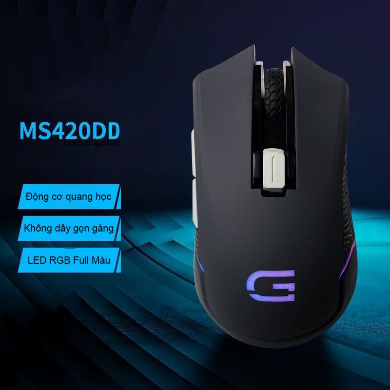Chuột Chơi Game Không Dây - DELL MS420D 2 Chế Độ Tùy Chỉnh