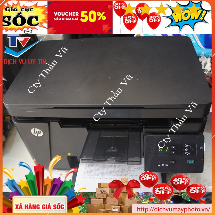 Máy in cũ đa năng HP M125A chất lượng đầy đủ tính năng in photocopy scan máy đẹp có bảo hành