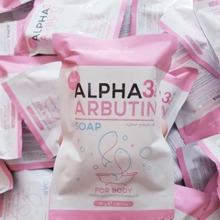 Xà bông tắm trắng alpha arbutin collagen