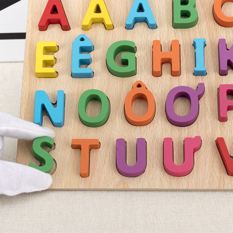 Bảng chữ cái tiếng việt đồ chơi bằng gỗ trí tuệ dành cho bé yêu