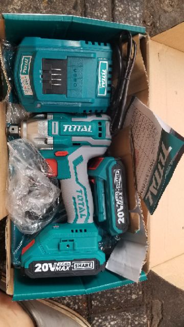 máy siết bulong pin 20v total hàng chính hãng