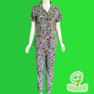 Đồ Bộ Trung Niên - Đồ Bộ Mặc Nhà - Chất Liệu Vải Thun Atiway -S07CB