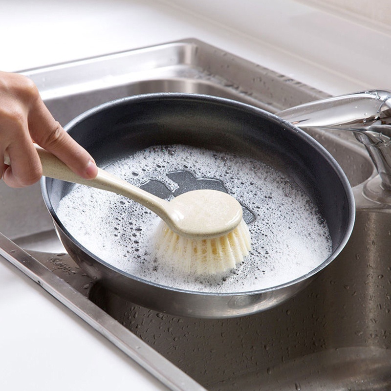 Cọ Rửa Chén Dĩa Cán Dài Tiện Dụng Cho Nhà Bếp