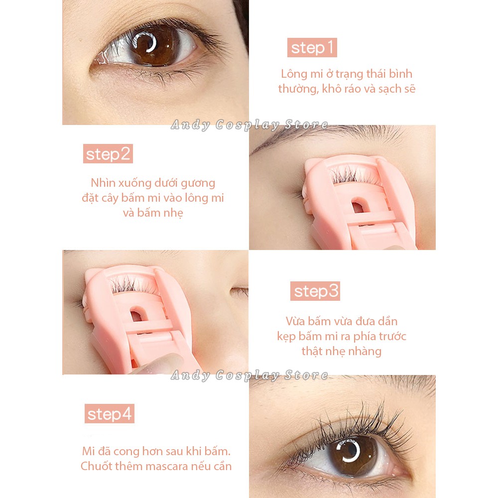 [CÓ SẴN] Kẹp mi bấm cong mi chân mèo Share