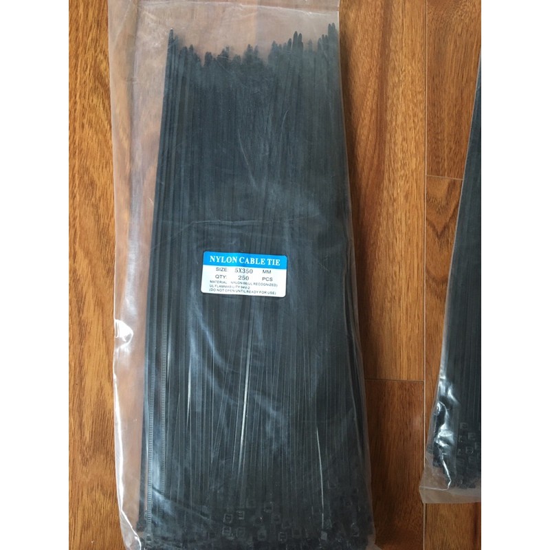 1kg dây rút nhựa đen, dây thít đen nhiều size