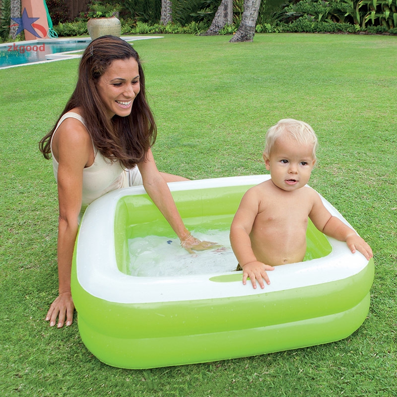 Safe PVC Cartoon Round Children Pool Child Dry Pool Children Inflatable Tank Outdoor Toy