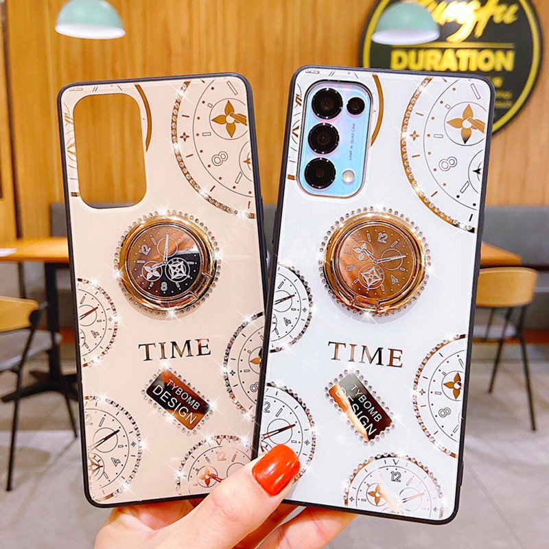 Ốp Điện Thoại Kính Cường Lực Đính Đá Lấp Lánh Cho Oppo Reno 5 3 2 10x Zoom Pro Reno 5 Red5Pro 4g 5g | BigBuy360 - bigbuy360.vn