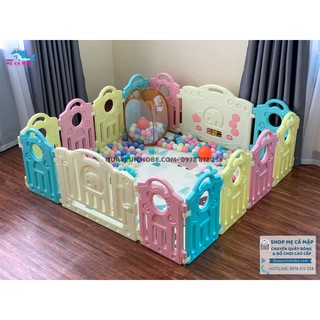 Quây cũi cho bé xuất Hàn hình gấu, Freeship toàn quốc