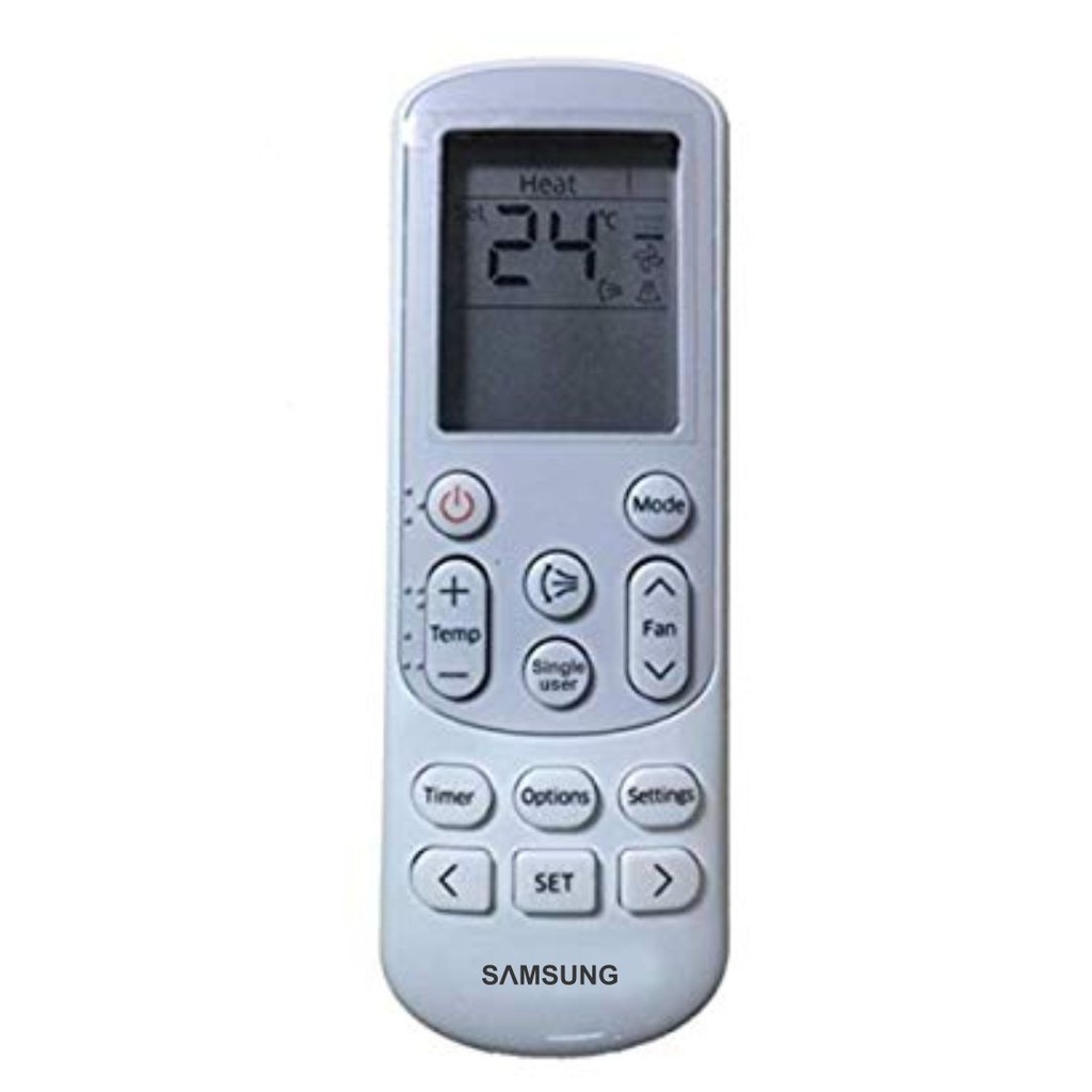 Remote, điều khiển máy lạnh SAMSUNG bánh mì (Cho máy 1 và 2 chiều)