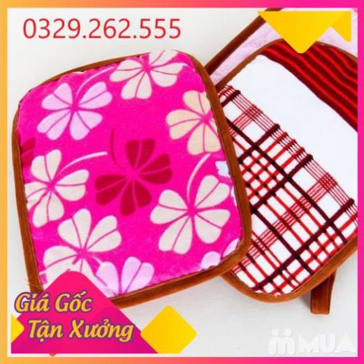 (Sale Khủng)  Bộ 2 miếng lót tay bắc xoong nồi chống nóng loại dầy