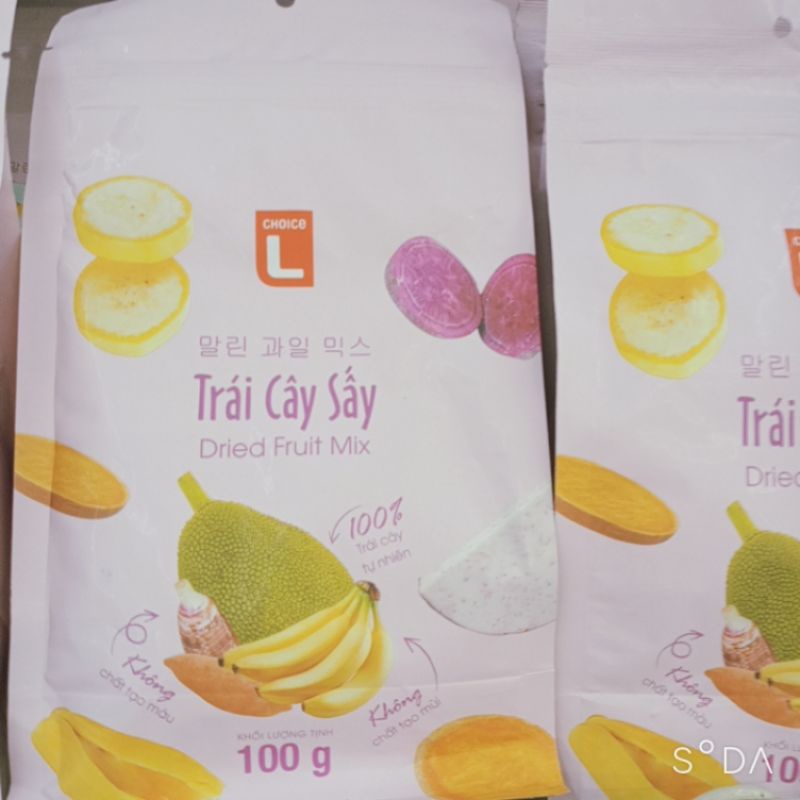 Trái cây sấy tổng hợp Choice 100g