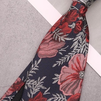 Cà vạt Nam bản to 8cm phong cách lịch sự, chững chạc, Cravat thắt sẵn, Calavat chú rể, Cavat công sở, dự tiệc CV-8201