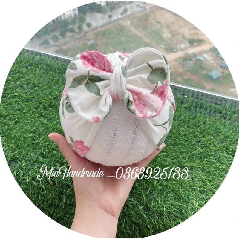 MŨ TURBAN CHO BÉ RẺ ĐẸP CHẤT COTTON MỀM MỊN
