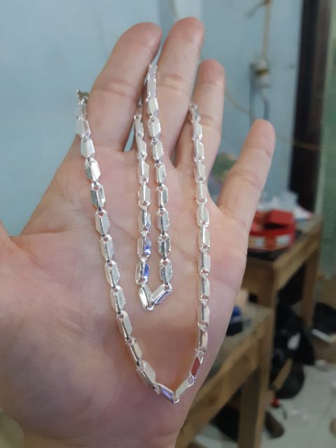 Đây chuyền nam bạc