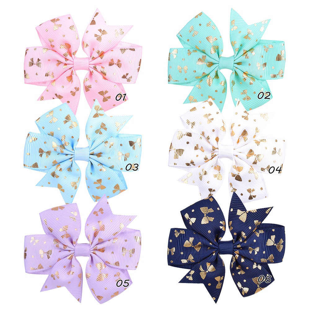 Kẹp tóc KIDSBOWS hình nơ lấp lánh dễ thương cho bé