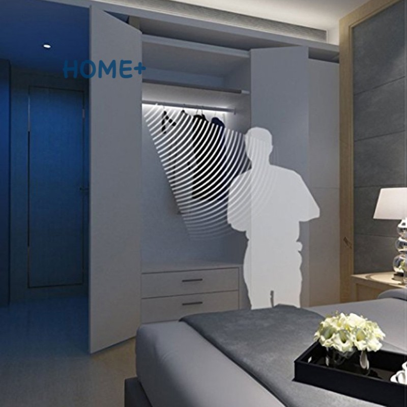 LED 1M Strip Light Wireless PIR Motion Sensor Wardrobe Cabinet Battery Operated @vn | BigBuy360 - bigbuy360.vn