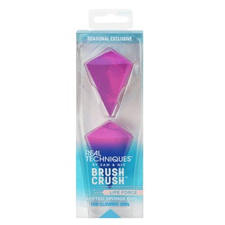 Real Techniques - Set 2 Mút Trang Điểm Real Techniques Brush Crush Life Force Sponge Duo