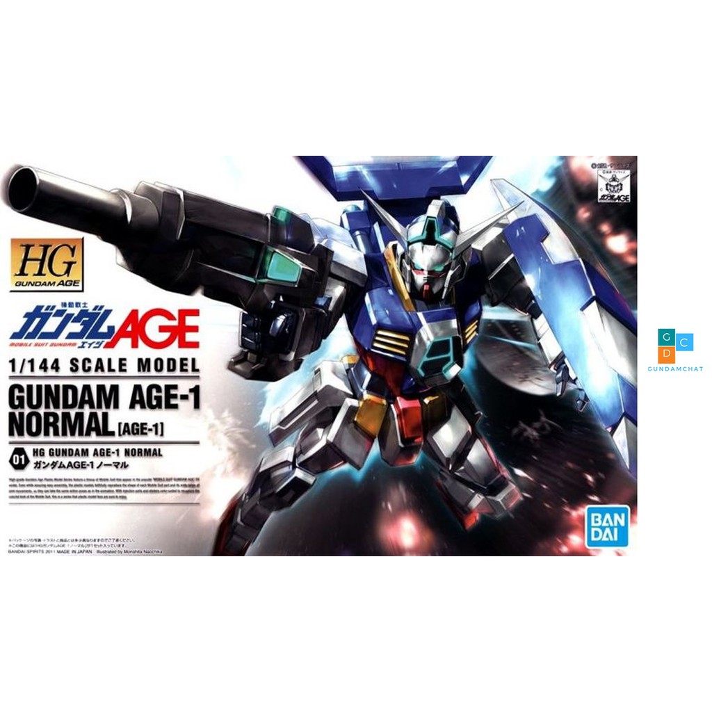 Mô hình lắp ráp HG Gundam AGE-1 Normal Bandai - GDC