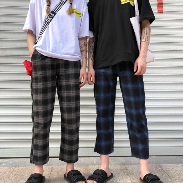 Quần kẻ caro J08