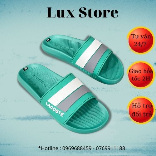Dép nam quai ngang LST hàng F1, dép thể thao quai cao su chống nước Full box - Lux Store
