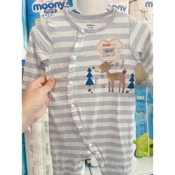 [Chính Hãng]Bộ Body dài tay/cộc tay ZoseKids  sơ sinh sợi tre in hình trẻ em Zose Kids size 0-3/3-6/6-9(nhiều mẫu)