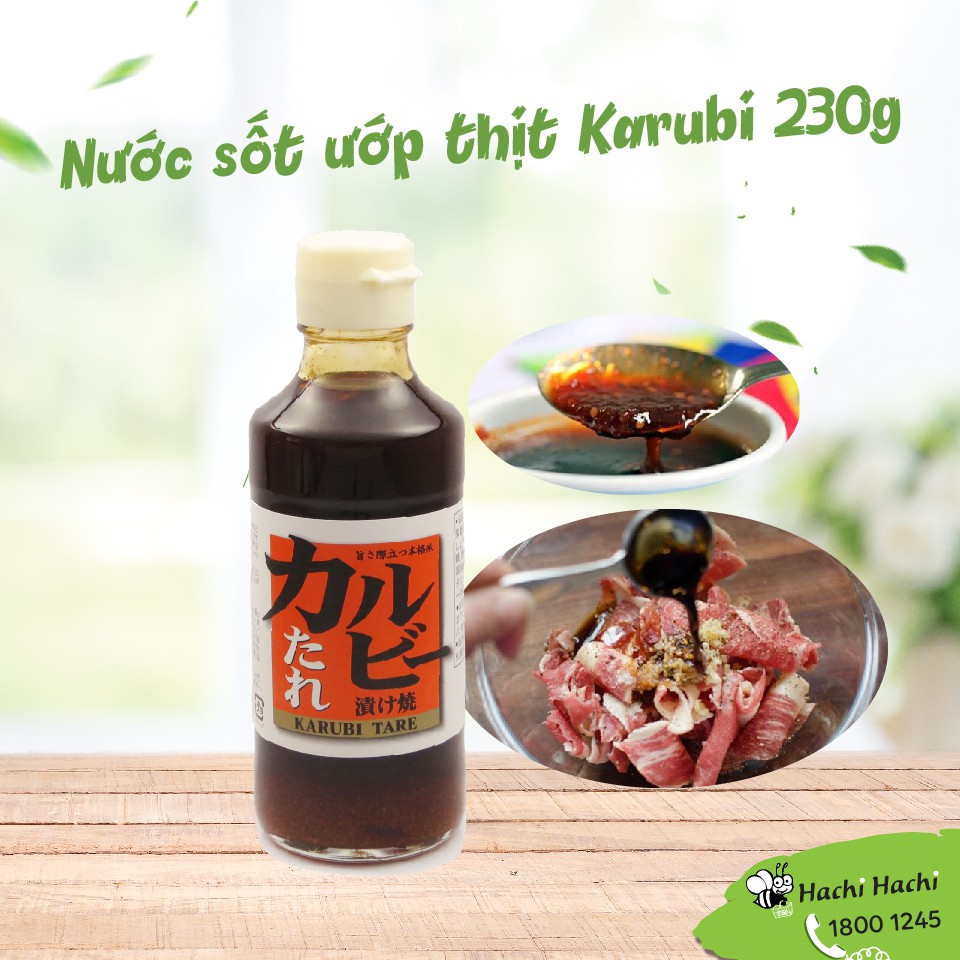 [Mã GROSALEHOT giảm 8% đơn 250K] Nước sốt dùng để ướp thịt Karubi 230g - Hachi Hachi Japan Shop