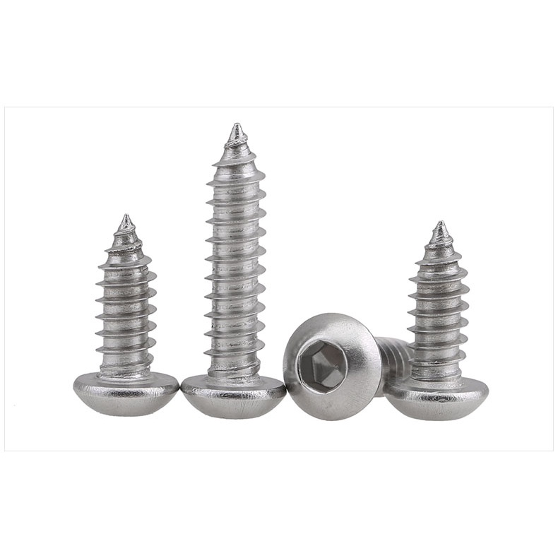 Ốc vít đầu tròn mở rộng bằng thép không gỉ M3 M4 M5 M6 304