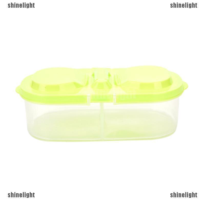 [Shine] 1x Plastic Kitchen Container Fresh Fruit Food Snacks Storage Sauce Box Food Case [LT]