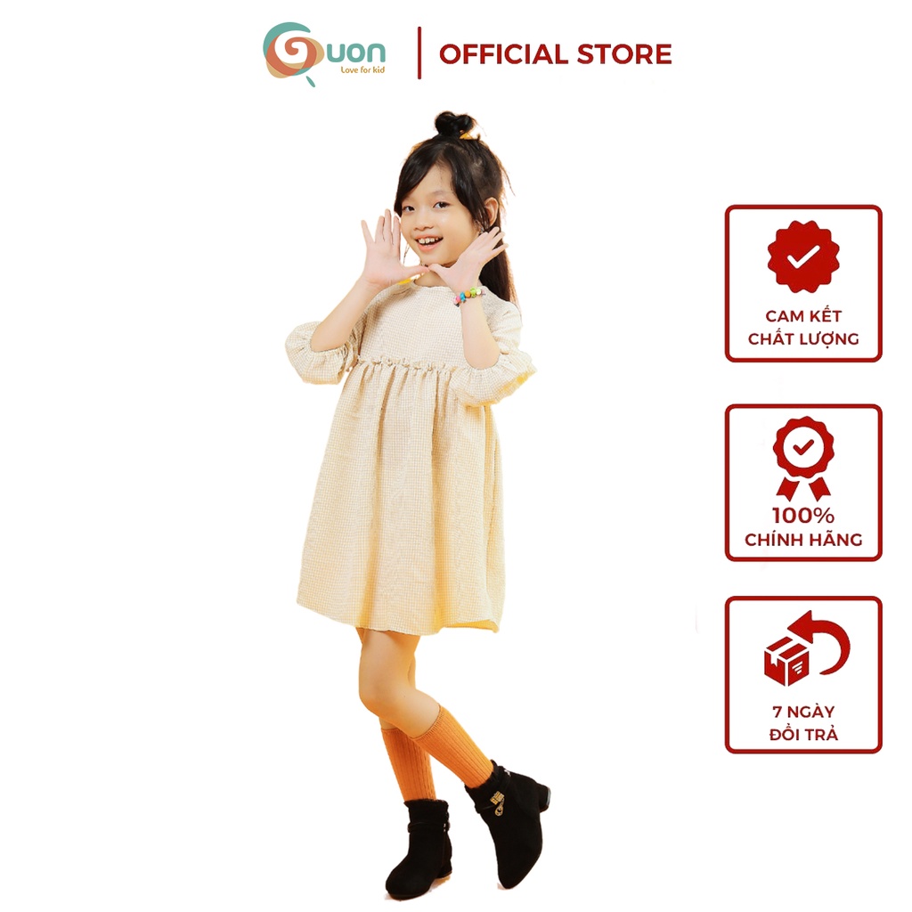 Váy bé gái từ 6 - 36kg vải cotton thoáng mát Thiên Di - GUON