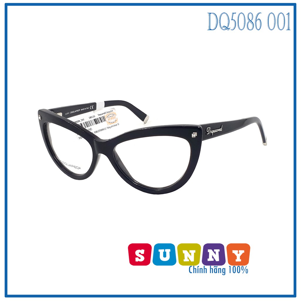 Gọng kính thời trang DSquared2 DQ5086 nhiều màu chính hãng, thiết kế dễ đeo bảo vệ mắt