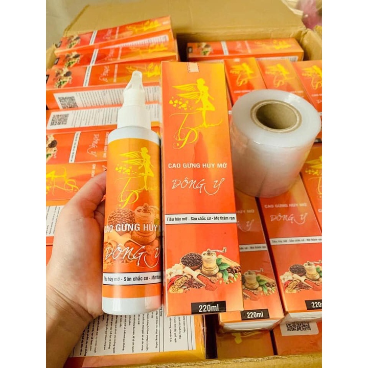 GEL TAN MỠ - CAO GỪNG HUỶ MỠ ĐÔNG Y 220ML CHÍNH HÃNG - SĂN CHẮC CƠ, MỜ THÂM RẠN HIỆU QUẢ - 10608